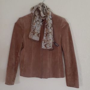 Kate Hill jacket 😋COACH SCARF IS FREE